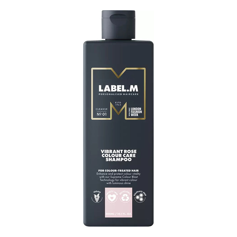 Label.m Vibrant Rose dažytų plaukų šampūnas 300ml