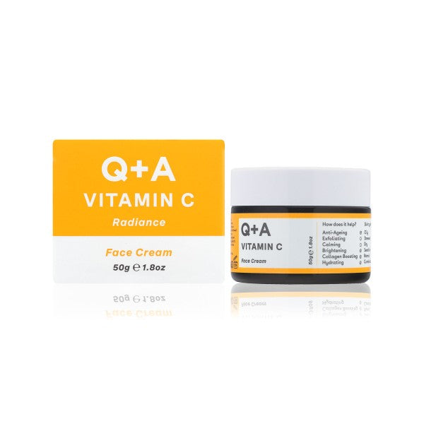 Q+A Vitamin C Radiance Face Cream Skaistinamasis veido kremas, 50g