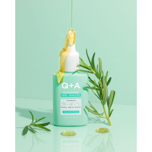Q+A Nourishing Hair &amp; Scalp Oil, 50ml