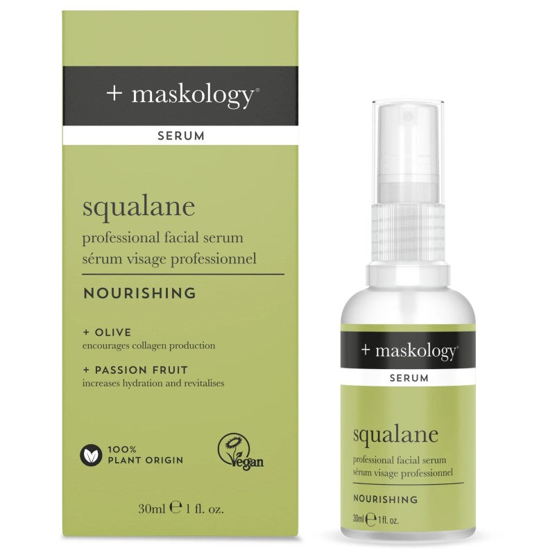 +maskology SQUALANE Professional Facial Serum Veido serumas su skvalanu, 30ml