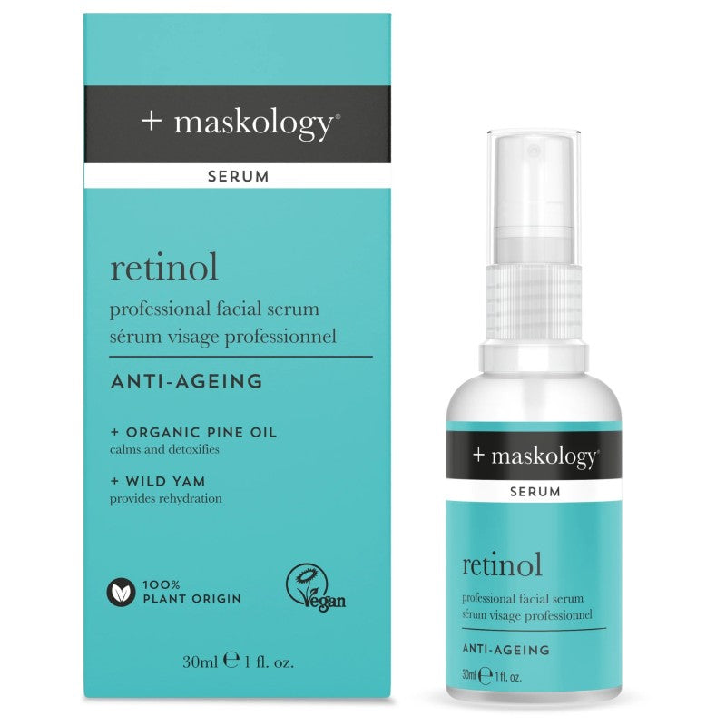 +maskology RETINOL Professional Facial Serum Veido serumas su retinoliu, 30ml