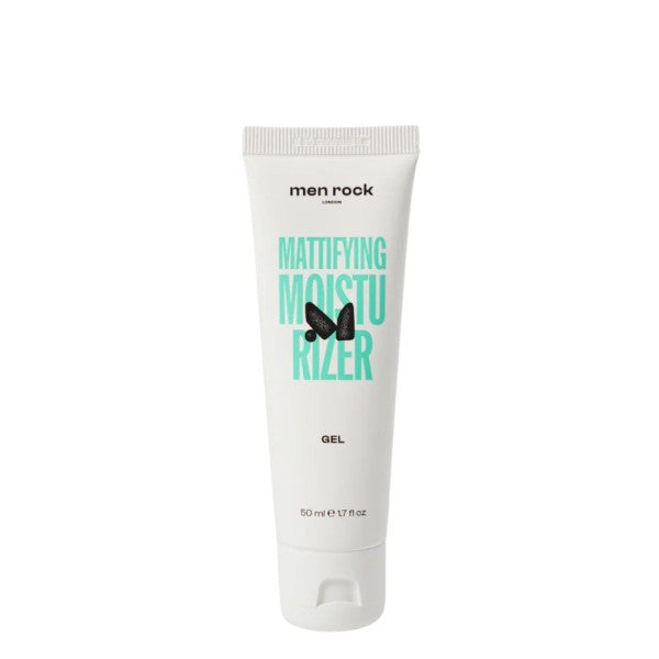 Men Rock Mattifying Moisturizer Gel с ниацинамидом Матирующий увлажняющий гель для лица с ниацинамидом, 50мл