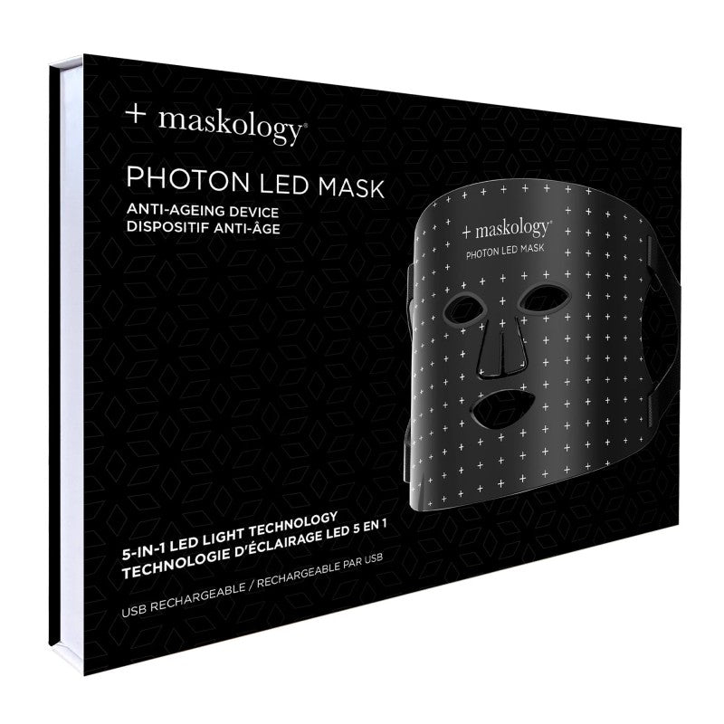 +maskology PHOTON LED Light Therapy Face Mask LED veido kaukė, 1vnt