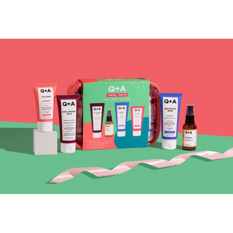 Q+A Travel Treats Gift Set Odos priežiūros priemonių rinkinys, 1vnt