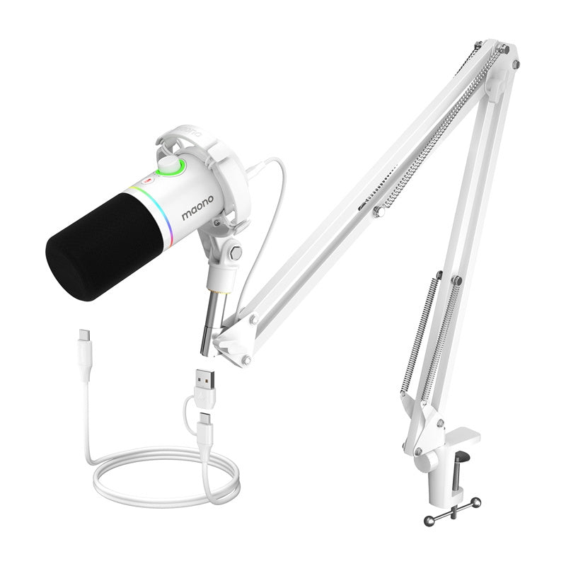 Maono PD200XS microphone (white), Mikrofon Maono PD200XS (biały)