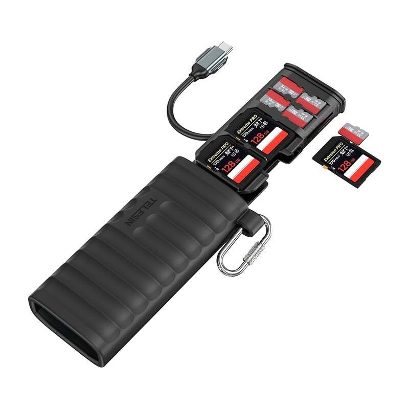 Telesin multifunctional SD and TF card reader (S6-MCR-01), Wielofunkcyjny czytnik kart SD i TF Telesin (S6-MCR-01)