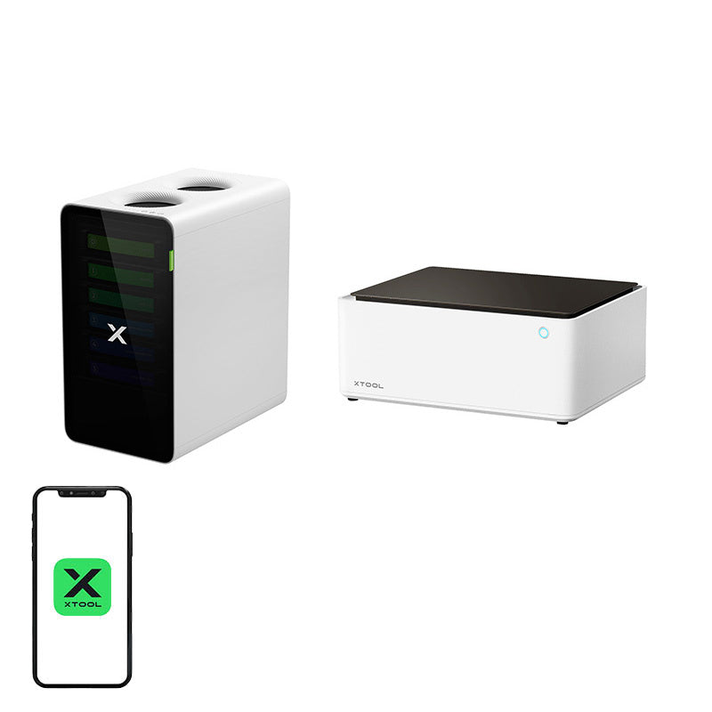2-in-1 xTool M1 10W Laser Engraver + xTool SafetyPro™ AP2 Smoke Absorber, Grawerka laserowa 2w1 xTool M1 10W + Pochłaniacz dymu xTool SafetyPro™ AP2
