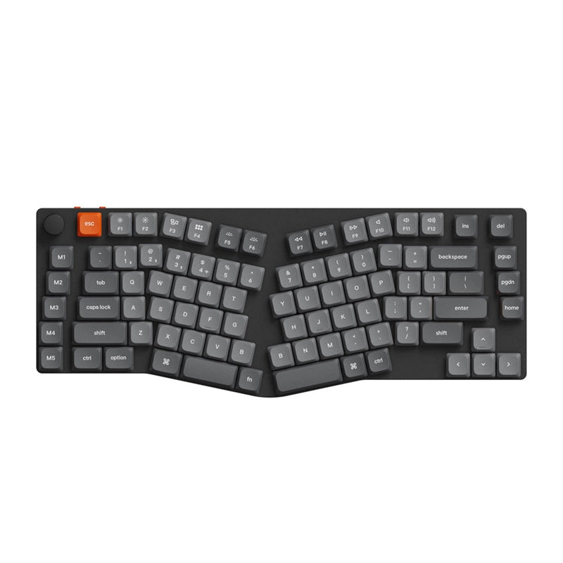 Keychron K15 Max Led Red Switch Wireless Low Profile Keyboard (Black) [K15M-A1]., Bezprzewodowa klawiatura niskoprofilowa Keychron K15 Max Led Red Switch (czarna) [K15M-A1]