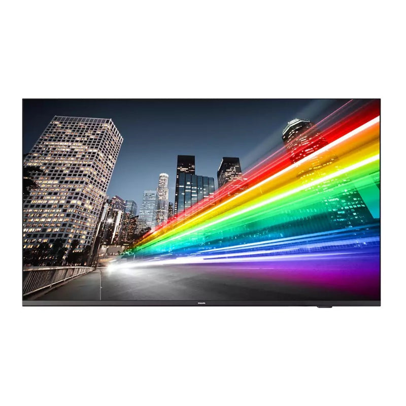 50” B-Line, 4K UHD, Chromecast built-in, Google Play Store, DVB-C/T/T2 Tuner, HDMI, Scheduler, Auto on/off, Crestron Connected Certified v2, Neets/Extron compatible, CMND Create & Control