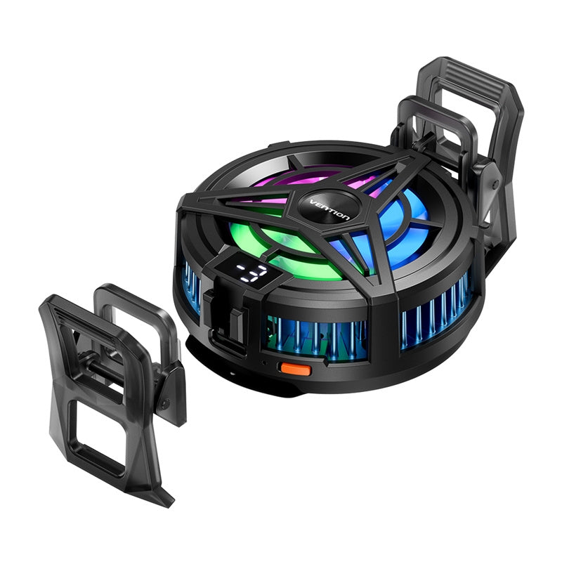 Magnetic Cooler for Mobile Phones Vention (Black), Magnetyczna chłodnica do telefonu Vention (czarna)