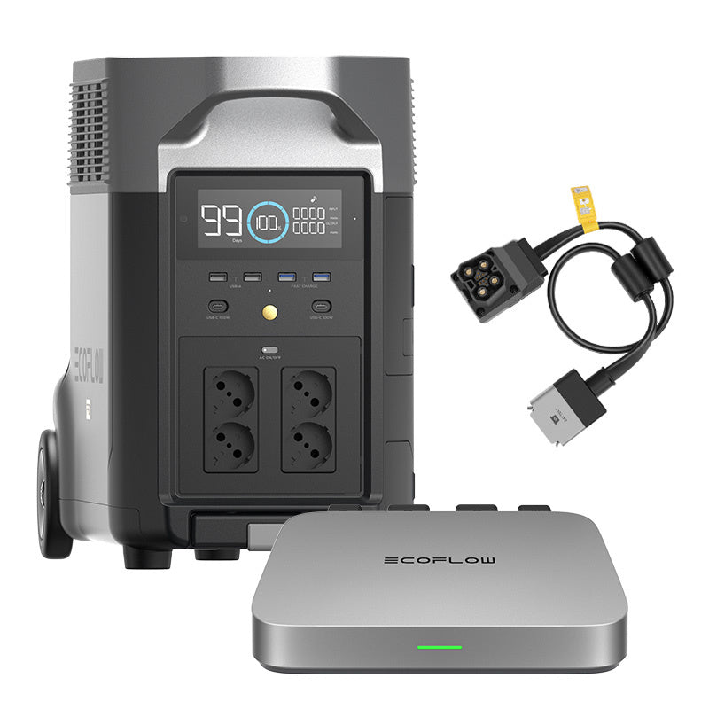 Bundle EcoFlow Delta Pro + microinverter PowerStream 800W, Zestaw EcoFlow Delta Pro + mikroinwerter PowerStream 800W