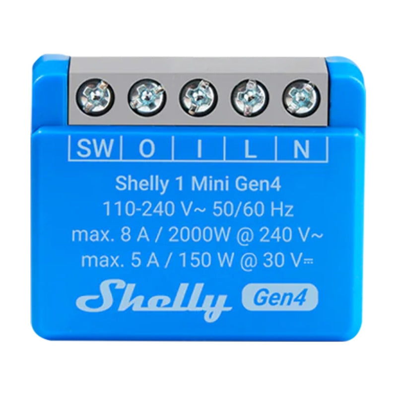 Shelly 1 Mini Gen4 Controller Zigbee/Matter, Sterownik Shelly 1 Mini Gen4 Zigbee/Matter