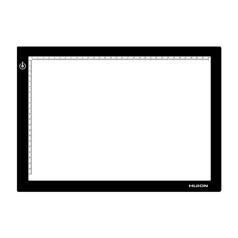 Huion L4S illuminated LED drawing board, Podświetlana deska kreślarska LED Huion L4S