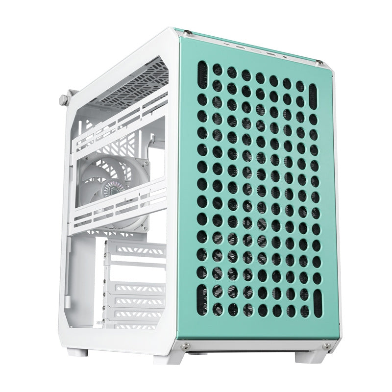 Cooler Master Qube 500 Flatpack Macaron computer case (green), Obudowa do komputera Cooler Master Qube 500 Flatpack Macaron (zielona)