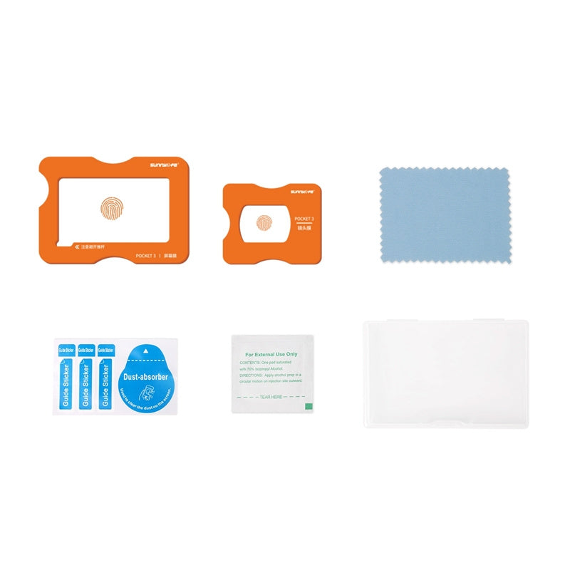 Sunnylife anti-reflective tempered film for Osmo Pocket 3, Antyrefleksyjna folia hartowana Sunnylife do Osmo Pocket 3