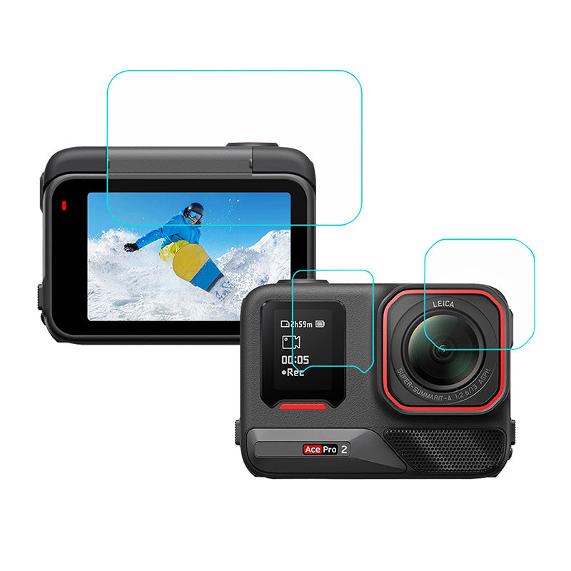 Puluz 3-in-1 protective film for Insta 360 Ace Pro 2, Folia ochronna Puluz 3w1 do Insta 360 Ace Pro 2