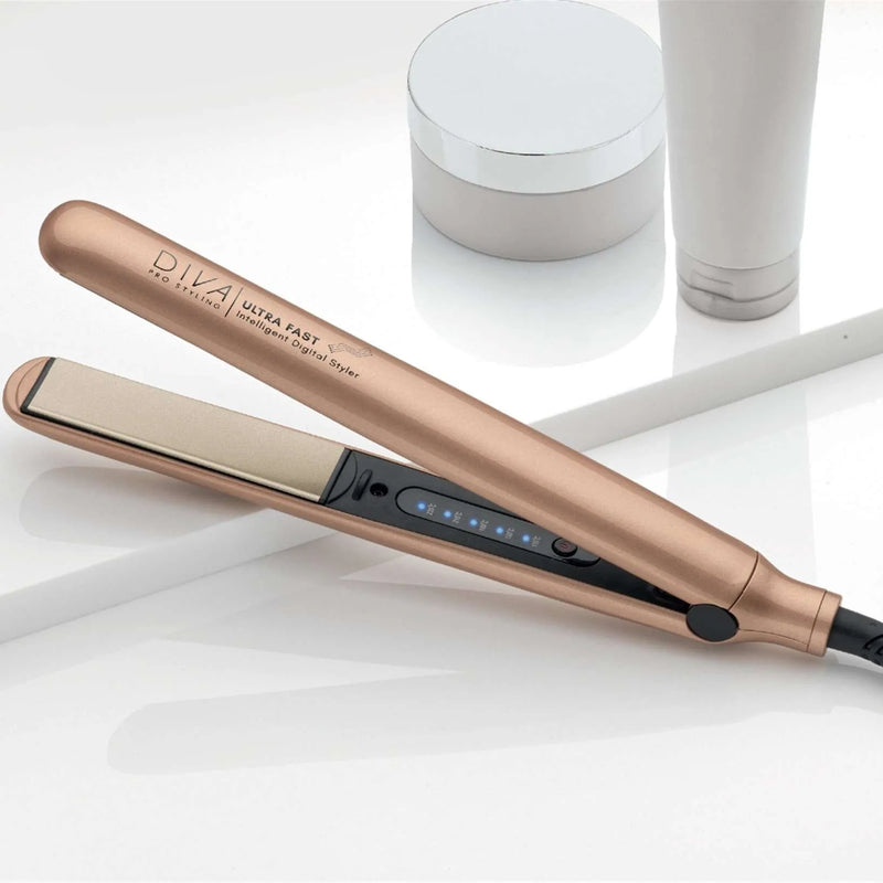 Diva Ultra Fast Intelligent Digital Styler tiesintuvas (rose gold)