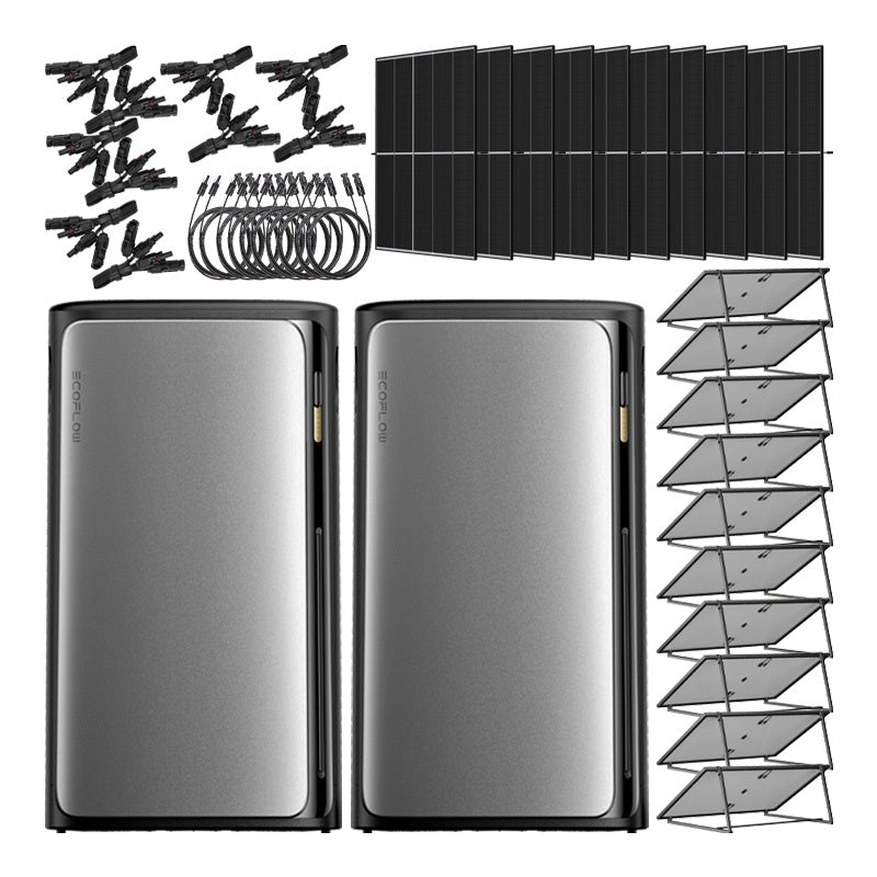 Ecoflow Balcony solar system, Fotowoltaika balkonowa EcoFlow Stream Complete Ultra U4