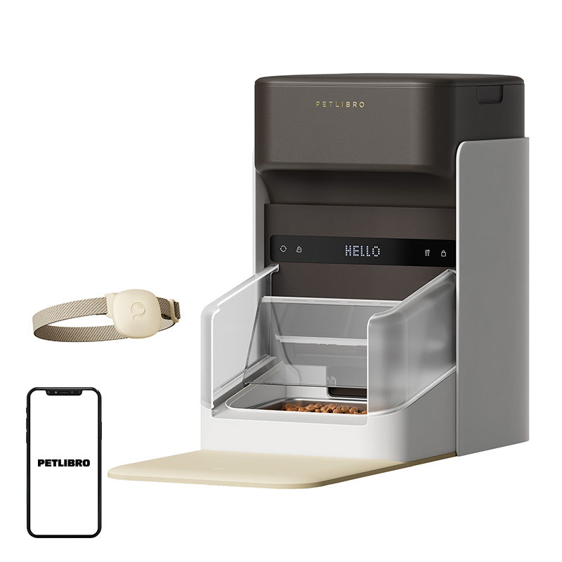 Petlibro RFID smart food dispenser with collar, 3L, Inteligentny dozownik karmy Petlibro RFID z obrożą, 3L