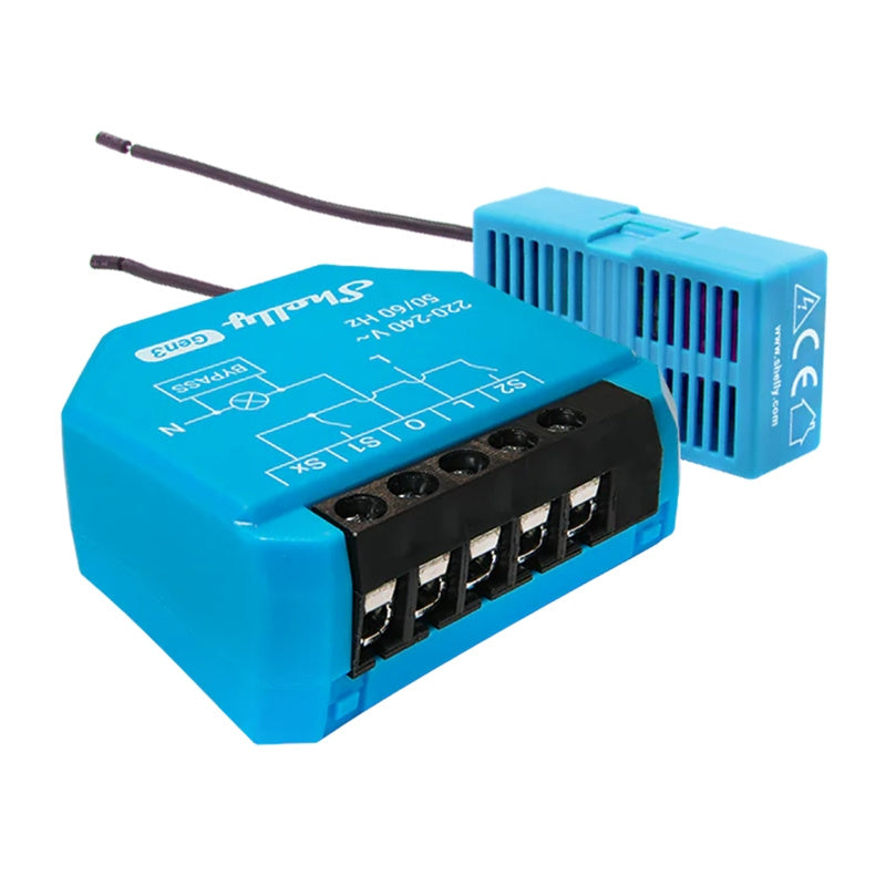 Shelly 1L Gen3 WiFi 1-channel non-neutral lighting controller, 1-kanałowy sterownik oświetlenia bez neutralnego Shelly 1L Gen3 WiFi