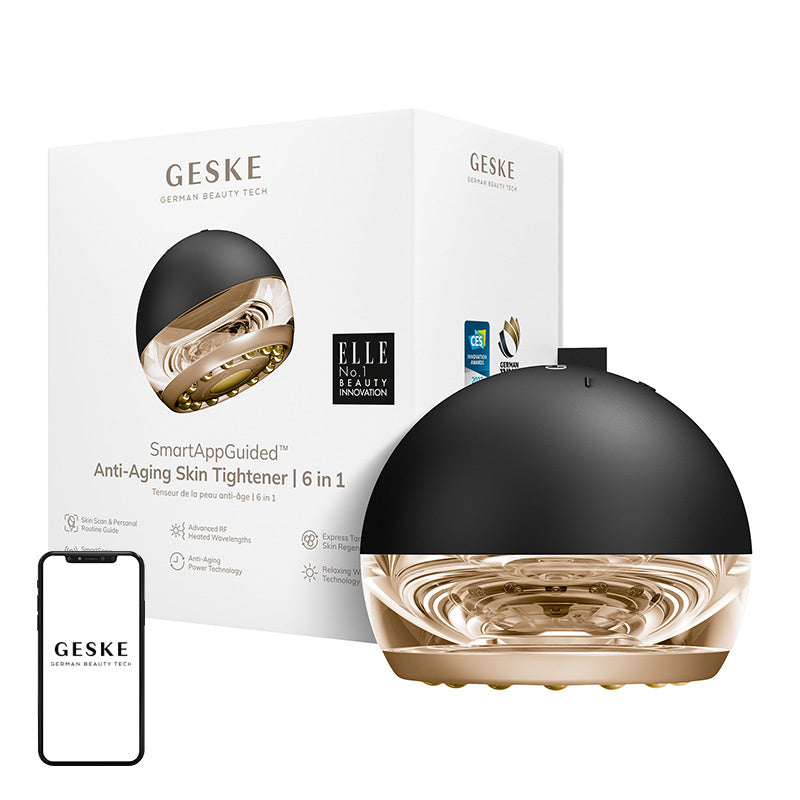 Geske Anti-Aging Skin Tightener 6in1 (Gray), Ujędrniający masażer do twarzy 6w1 Geske (szary)