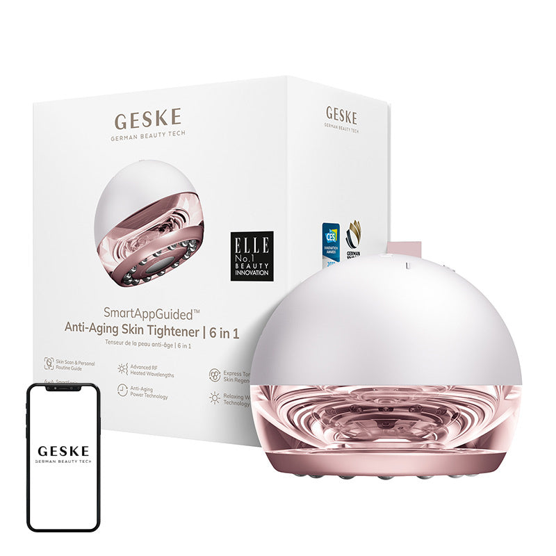 Geske Anti-Aging Skin Tightener 6in1 (Starlight), Ujędrniający masażer do twarzy 6w1 Geske (starlight)