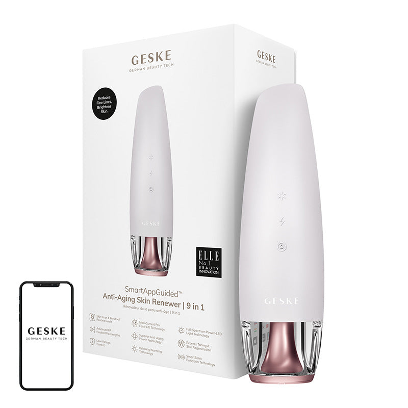 Geske Anti-Aging Skin Renewer 9in1 (Starlight), Ujędrniający masażer do twarzy 9w1 Geske (starlight)