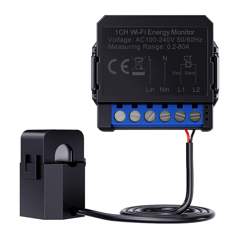 Avatto WiFi WPM16-1 smart bi-directional energy meter, Inteligentny dwukierunkowy licznik energii Avatto WiFi WPM16-1