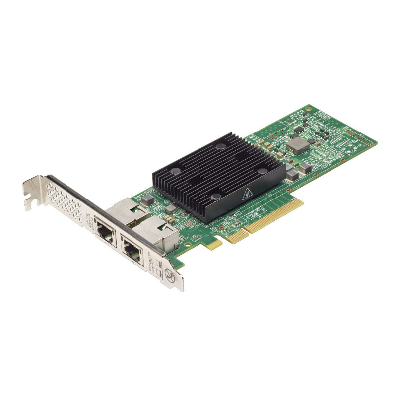 Двухпортовый адаптер Broadcom 57416 10 Гбит Base-T PCIe полной высоты, установка пользователем