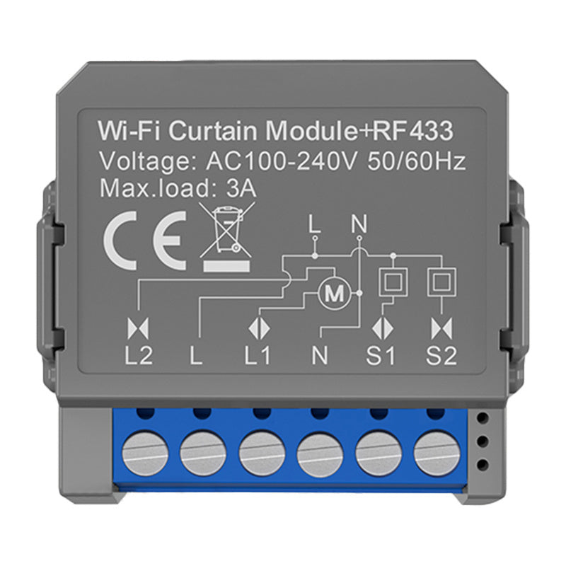 Avatto CMS16-RF-1 WIFI+RF smart curtain module, Inteligentny moduł zasłon WIFI+RF Avatto CMS16-RF-1