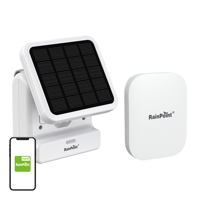 Smart Solar Water Pump Kit with Gateway RainPoint, app, Solarny zestaw do nawadniania z bramką RainPoint, aplikacja
