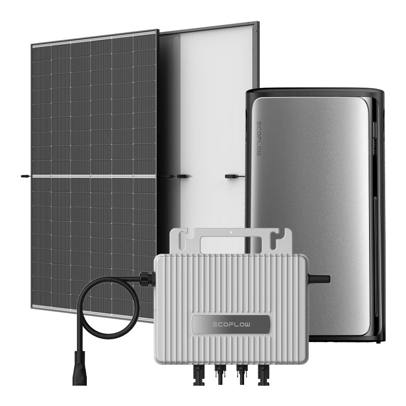 Balcony photovoltaic with energy storage 1.92kWh EcoFlow STREAM AC Pro 1020W., Fotowoltaika balkonowa z magazynem energii 1,92kWh EcoFlow STREAM AC Pro