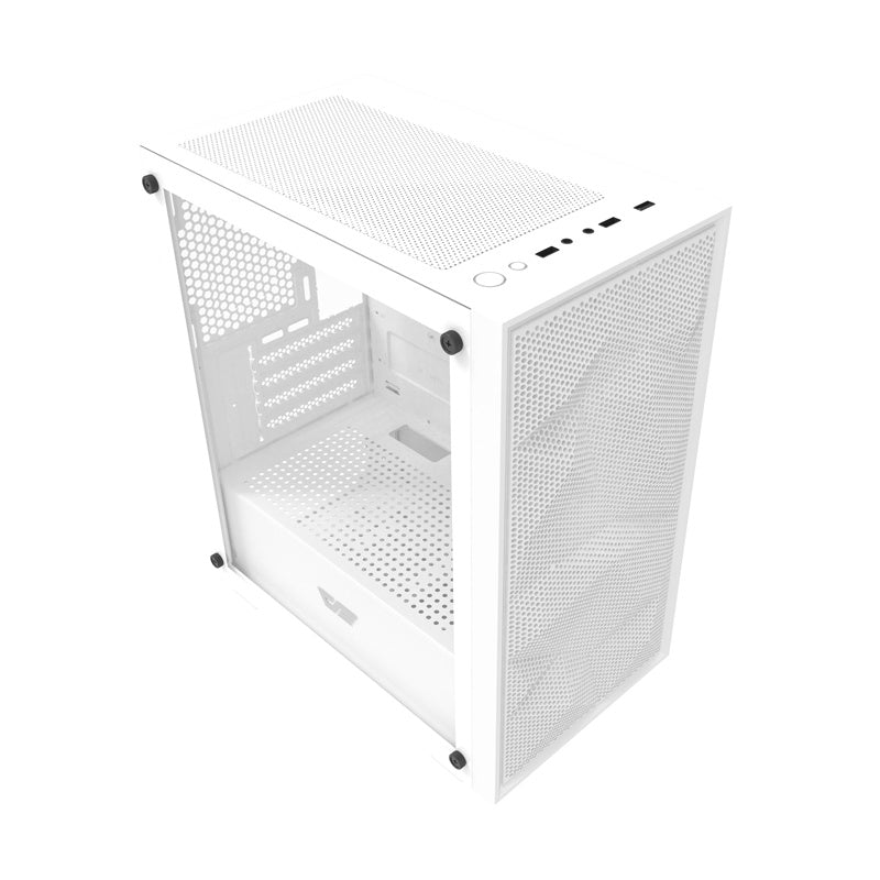 Darkflash M305 Mesh computer case without fans (White), Obudowa komputerowa Darkflash M305 Mesh bez wentylatorów (Biała)