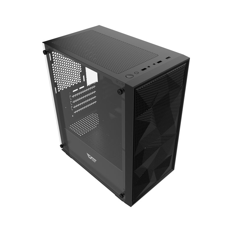 Darkflash M305 Mesh computer case without fans (Black), Obudowa komputerowa Darkflash M305 Mesh bez wentylatorów (Czarny)