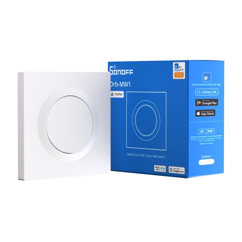 Smart Wall Switch SONOFF MINIR4M-E Matter., Smart Przełącznik ścienny SONOFF MINIR4M-E Matter