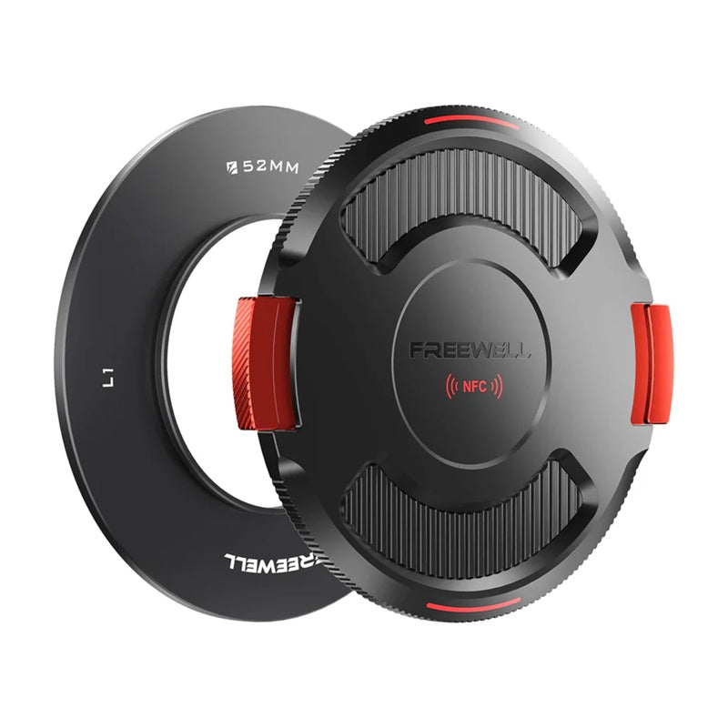 Freewell 52 mm base ring with lid for Real Locking VND, Pierścień bazowy z dekielkiem Freewell 52 mm do Real Locking VND