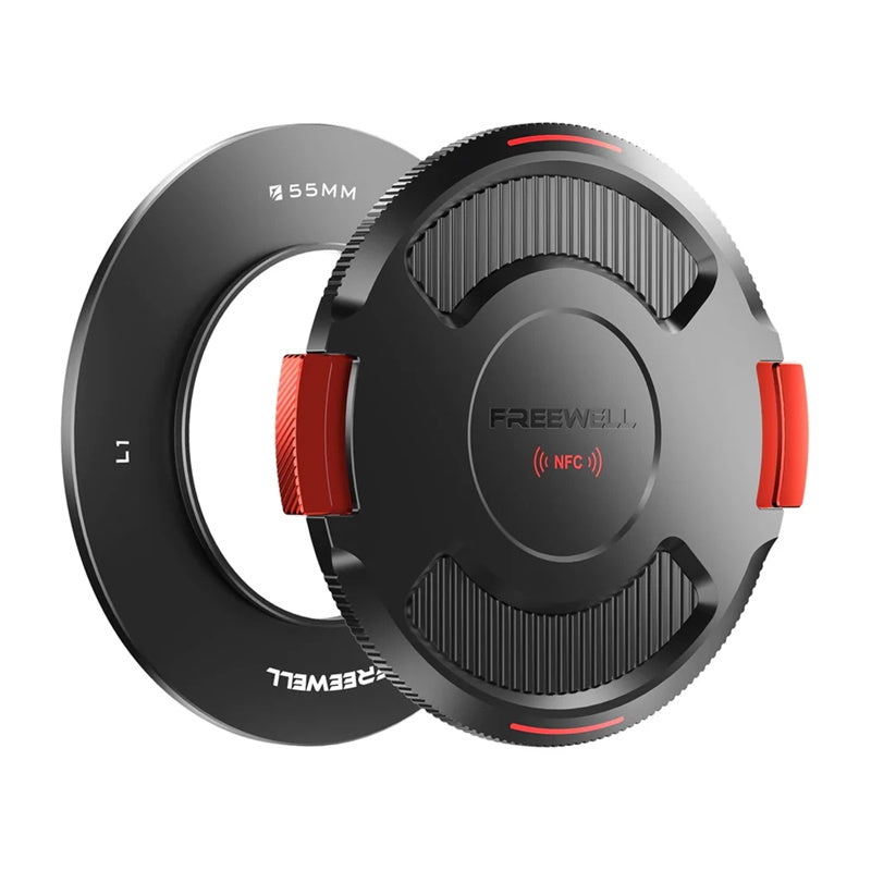 Freewell 55 mm base ring with lid for Real Locking VND, Pierścień bazowy z dekielkiem Freewell 55 mm do Real Locking VND