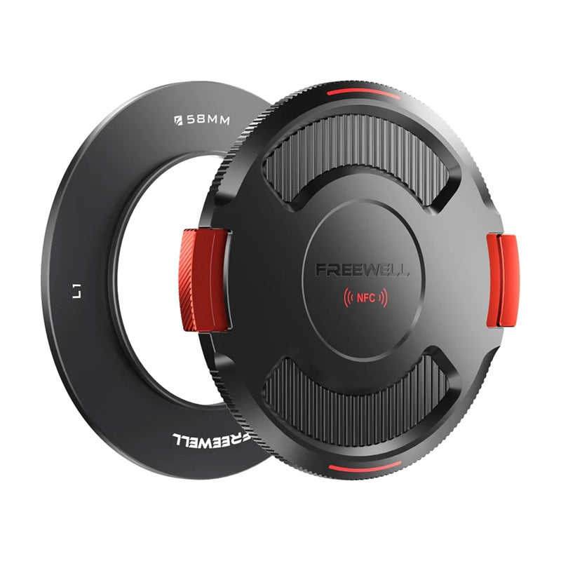 Freewell 58 mm base ring with lid for Real Locking VND, Pierścień bazowy z dekielkiem Freewell 58 mm do Real Locking VND