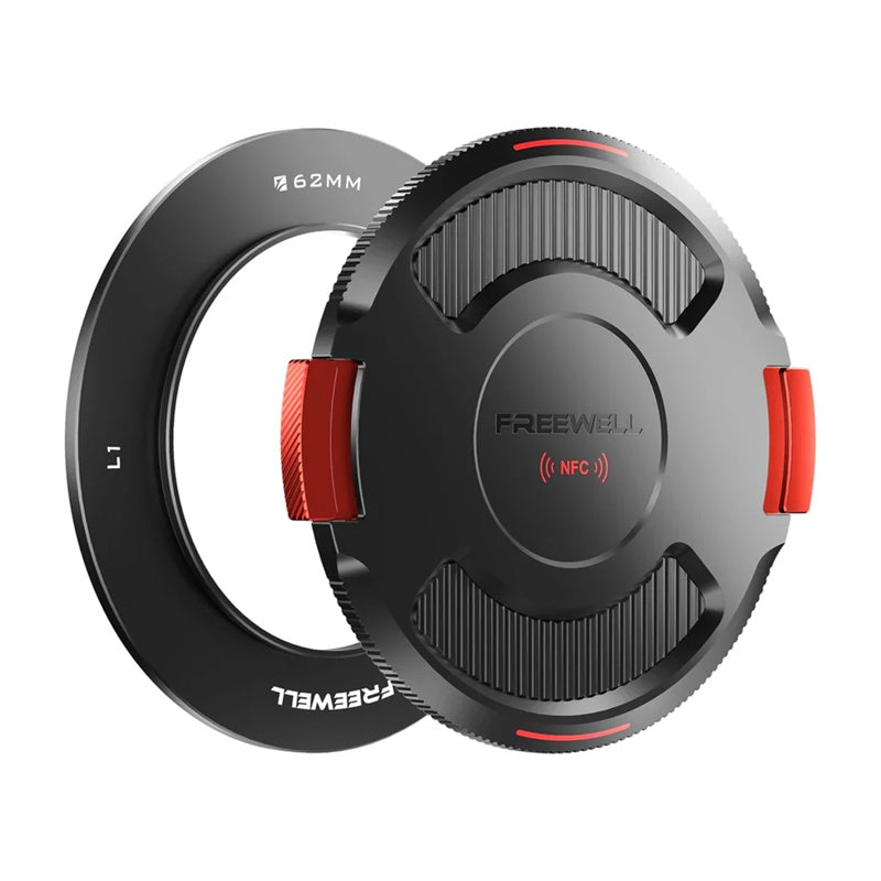 Freewell 62 mm base ring with lid for Real Locking VND, Pierścień bazowy z dekielkiem Freewell 62 mm do Real Locking VND