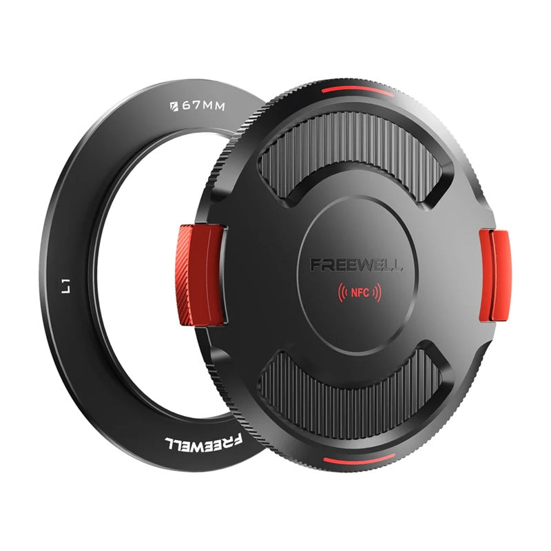Freewell 67 mm base ring with lid for Real Locking VND, Pierścień bazowy z dekielkiem Freewell 67 mm do Real Locking VND