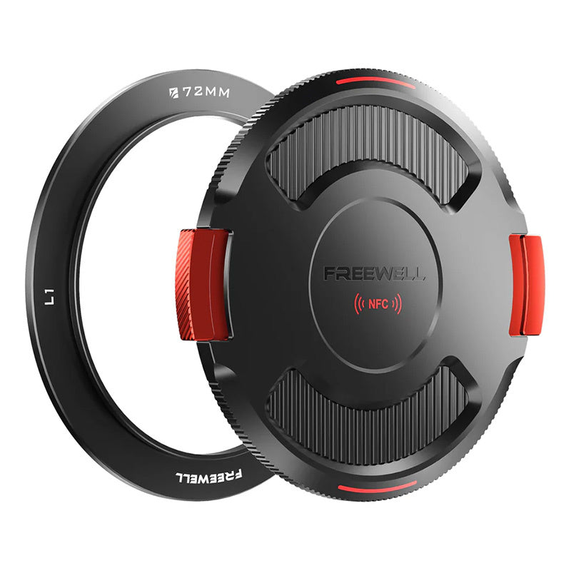 Freewell 72 mm base ring with lid for Real Locking VND, Pierścień bazowy z dekielkiem Freewell 72 mm do Real Locking VND