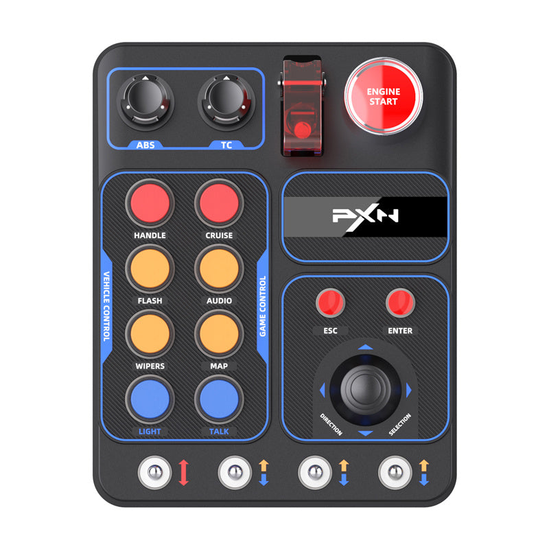Control Box Button Panel PXN CB1 for simracing, Panel przycisków do si ...