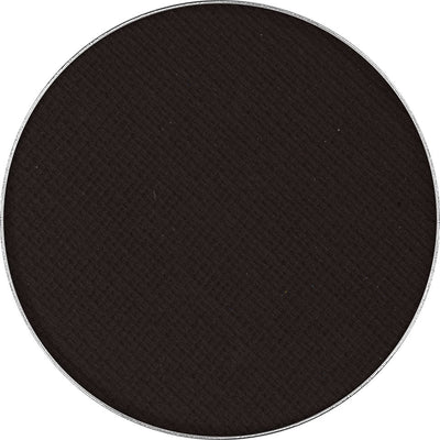 Kryolan Matinių šešėlių įdėklas (magnetinis) - Eye Shadow Matt Refill (magnetic, 36 mm) - black