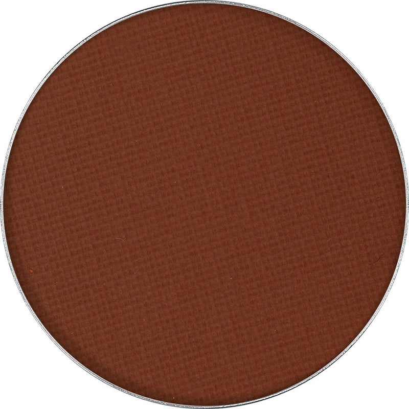 Kryolan Matinių šešėlių įdėklas (magnetinis) - Eye Shadow Matt Refill (magnetic, 36 mm) - dark brown