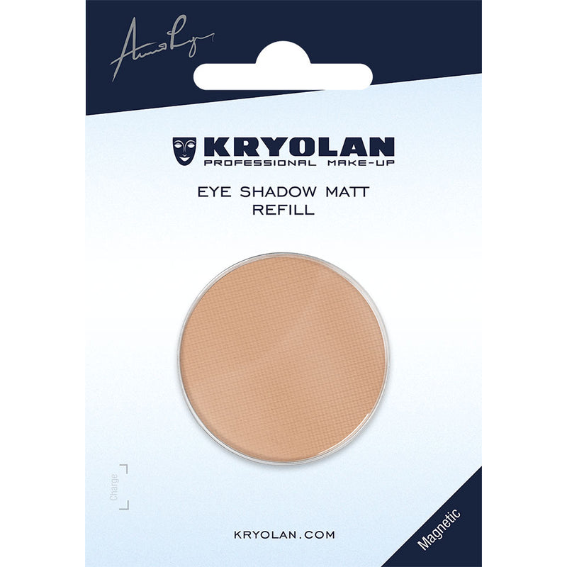 Kryolan Matinių šešėlių įdėklas (magnetinis) - Eye Shadow Matt Refill (magnetic, 36 mm) - cream