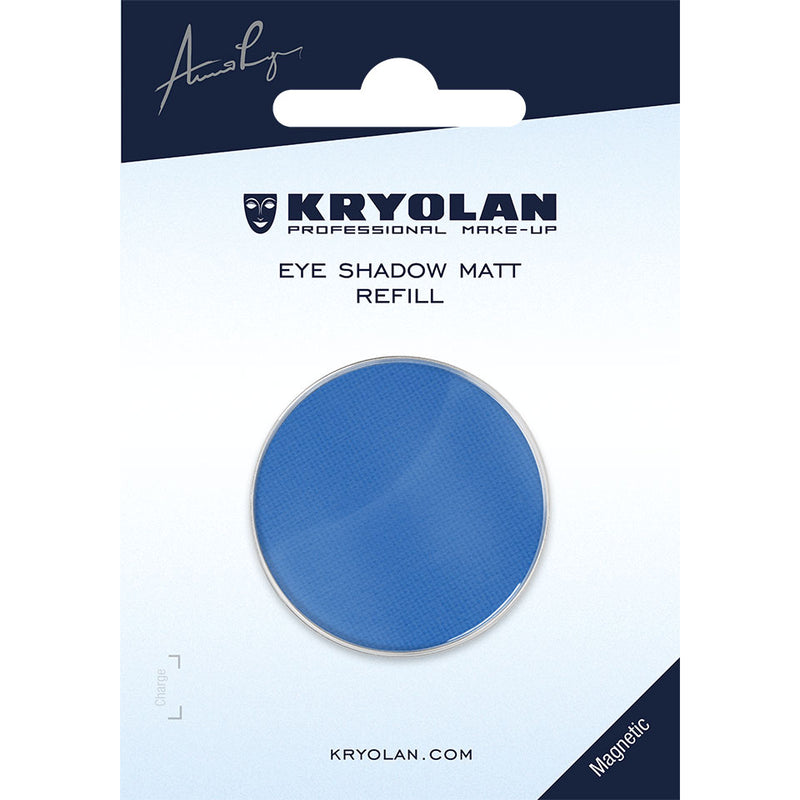 Kryolan Matinių šešėlių įdėklas (magnetinis) - Eye Shadow Matt Refill (magnetic, 36 mm) - sky
