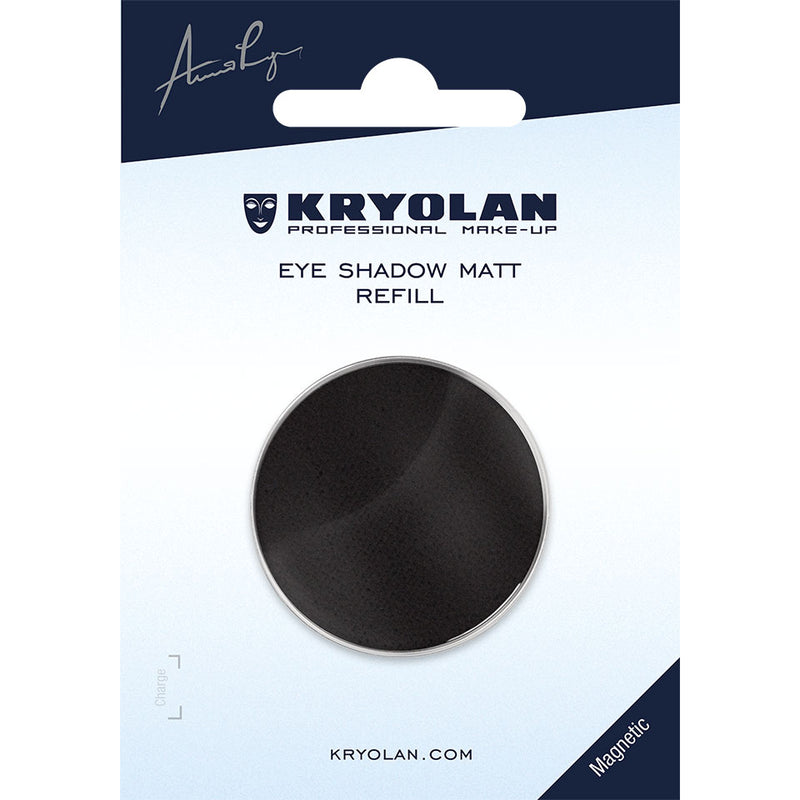 Kryolan Matinių šešėlių įdėklas (magnetinis) - Eye Shadow Matt Refill (magnetic, 36 mm) - thunderstorm