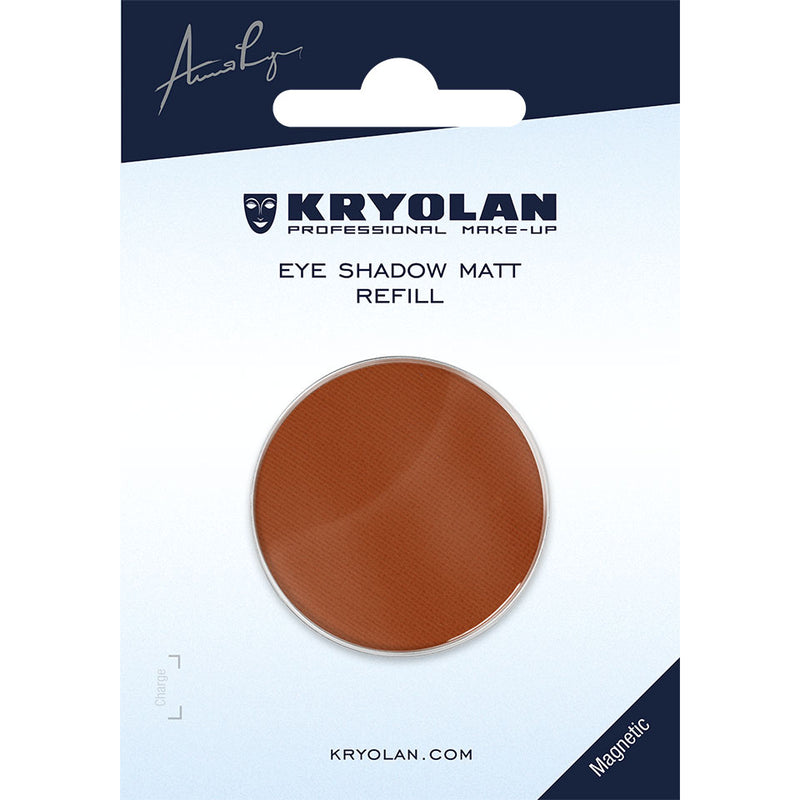 Kryolan Matinių šešėlių įdėklas (magnetinis) - Eye Shadow Matt Refill (magnetic, 36 mm) - tiramisu