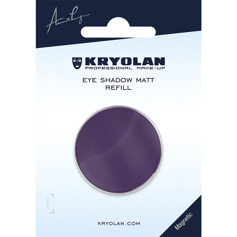 Kryolan Matinių šešėlių įdėklas (magnetinis) - Eye Shadow Matt Refill (magnetic, 36 mm) - violet
