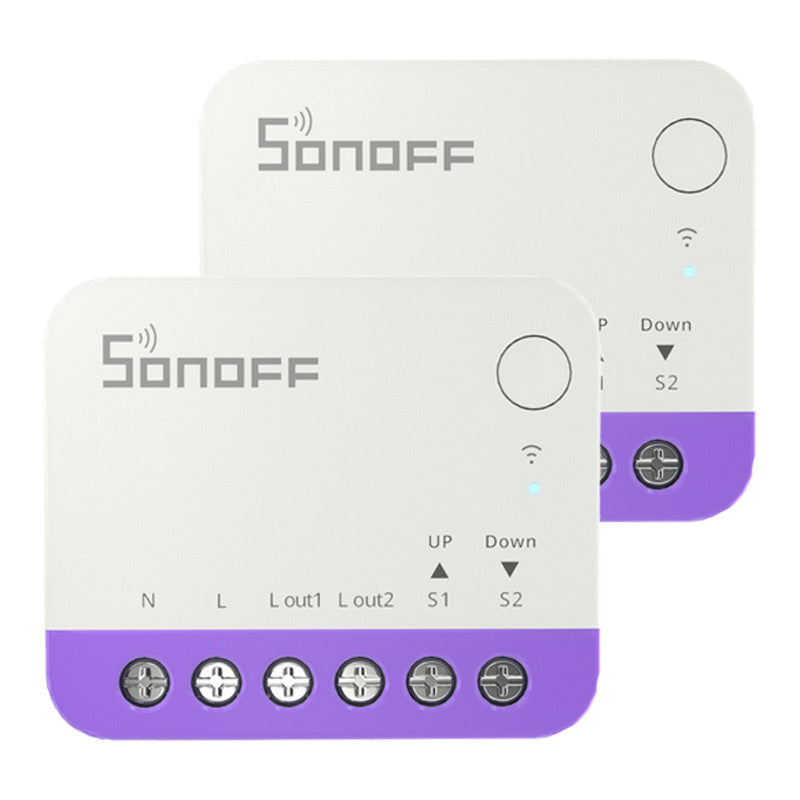 Sonoff MINI-RBS WiFi smart mini roller shutter switch (2 pcs.), Inteligentny mini przełącznik do rolet WiFi Sonoff MINI-RBS (2 szt.)
